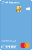 6E Rewards - IndiGo HDFC Bank Credit Card Fees & Charges